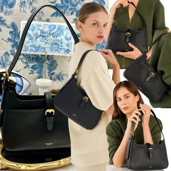 Oroton Handbags - 🆕 OROTON 🧿 NWOT Dylan Baguette Bag - Black Calfskin Leather